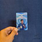 APROBADO POR CHAYANNE STICKER DE VINIL HOLOGRÁFICO PARA TARJETAS