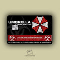 UMBRELLA CORPARATION ACCESO NIVEL 5 STICKER DE VINIL HOLOGRÁFICO PARA TARJETAS