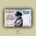 BILLETE VALENTIN ELIZALDE STICKER DE VINIL HOLOGRÁFICO PARA TARJETAS