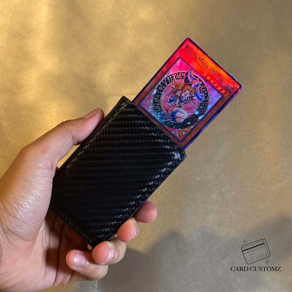 CARTA CHICA MAGA OSCURA YU-GI-OH! STICKER DE VINIL HOLOGRÁFICO PARA TARJETAS