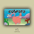 COBRATE PATRICIO STICKER DE VINIL HOLOGRÁFICO PARA TARJETAS