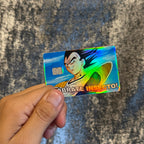 COBRATE INSECTO VEGUETA STICKER DE VINIL HOLOGRÁFICO PARA TARJETAS