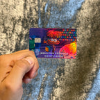 COMPRAS COMPULSIVAS STICKER DE VINIL HOLOGRÁFICO PARA TARJETAS