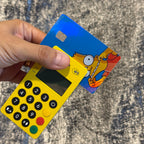 EL BART STICKER DE VINIL HOLOGRÁFICO PARA TARJETAS