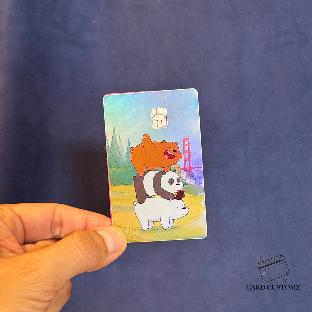 ESCANDALOSOS STICKER DE VINIL HOLOGRÁFICO PARA TARJETAS