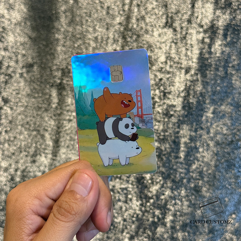 ESCANDALOSOS STICKER DE VINIL HOLOGRÁFICO PARA TARJETAS