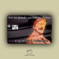 ESCANOR ¿Y ESO QUIÉN LO DECIDIÓ? STICKER DE VINIL HOLOGRÁFICO PARA TARJETAS
