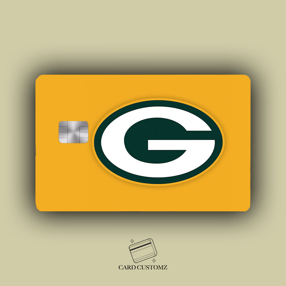 GREEN BAY PACKERS STICKER DE VINIL HOLOGRÁFICO PARA TARJETAS