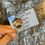 HOMERO SANCHEZ STICKER DE VINIL HOLOGRÁFICO PARA TARJETAS