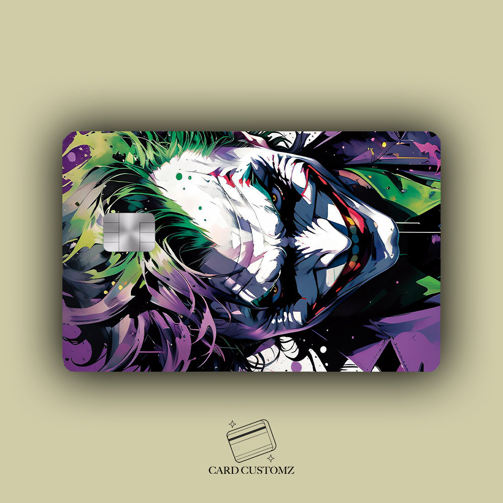 JOKER STICKER DE VINIL HOLOGRÁFICO PARA TARJETAS