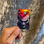 JOKER STICKER DE VINIL HOLOGRÁFICO PARA TARJETAS