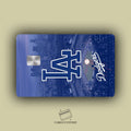 LA DODGERS STICKER DE VINIL HOLOGRÁFICO PARA TARJETAS