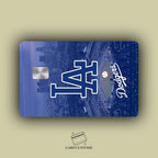 LA DODGERS STICKER DE VINIL HOLOGRÁFICO PARA TARJETAS