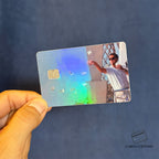 LOBO DE WALLSTREET STICKER DE VINIL HOLOGRÁFICO PARA TARJETAS