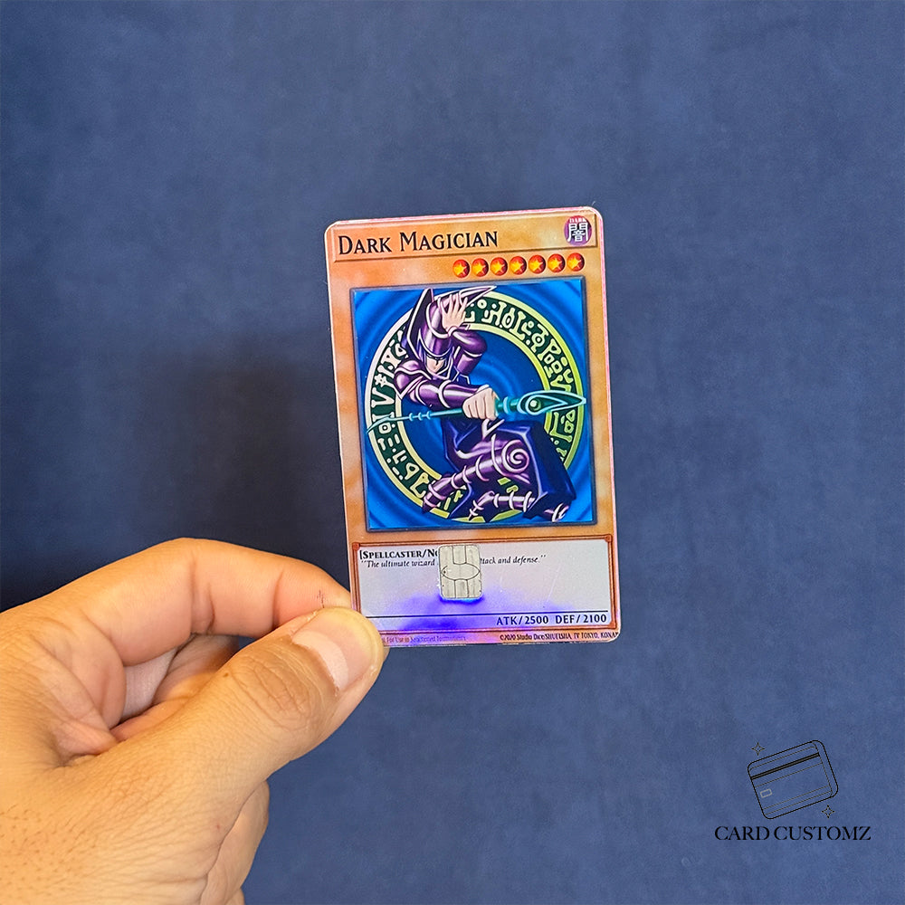 MAGO OSCURO YU-GI-OH! STICKER DE VINIL HOLOGRÁFICO PARA TARJETAS