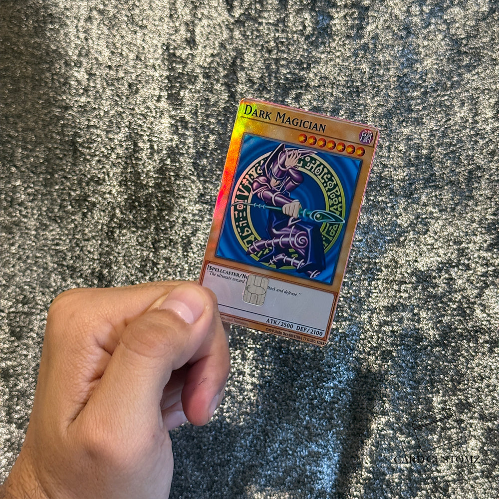 MAGO OSCURO YU-GI-OH! STICKER DE VINIL HOLOGRÁFICO PARA TARJETAS