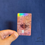 MAPA DEL MERODEADOR STICKER DE VINIL HOLOGRÁFICO PARA TARJETAS