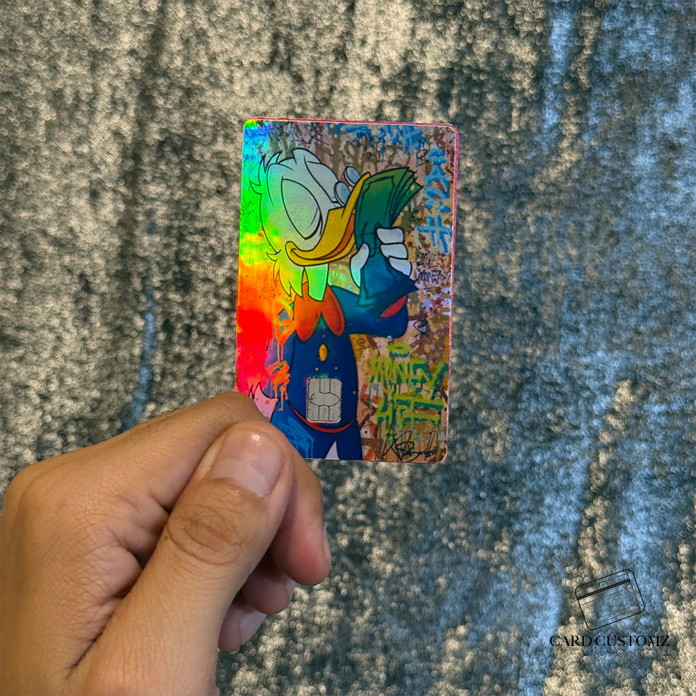 MCPATO STICKER DE VINIL HOLOGRÁFICO PARA TARJETAS