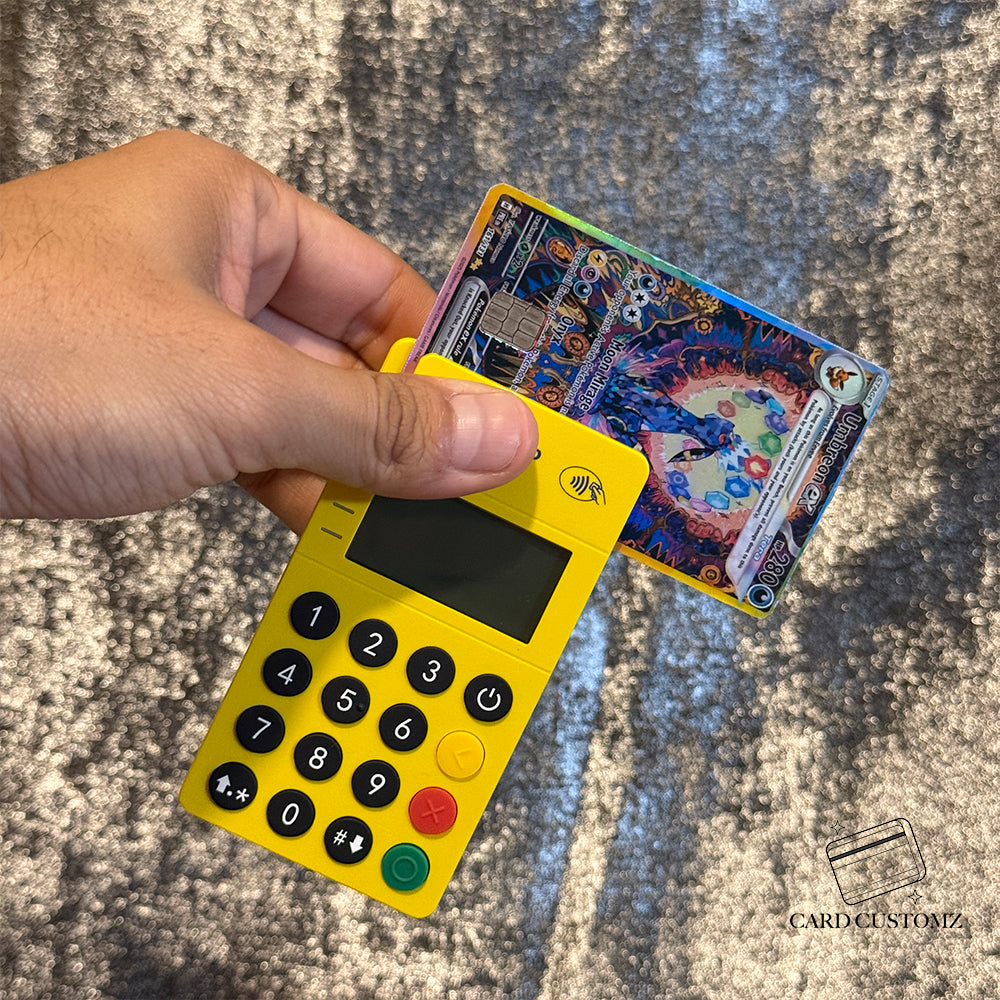 UMBREON EX STICKER DE VINIL HOLOGRÁFICO PARA TARJETAS