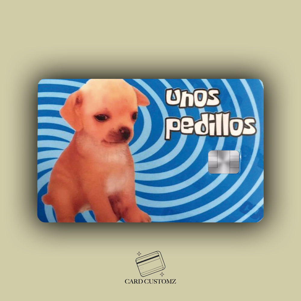 UNOS PEDILLOS STICKER DE VINIL HOLOGRÁFICO PARA TARJETAS